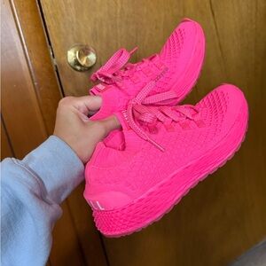 NOBULL Women's Bright Pink Athletic Shoes